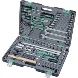 Nabor instrumenta, 14,  12, Cr-V, S2, usilennii keis, 119 predm. STELS 14112 (13433)