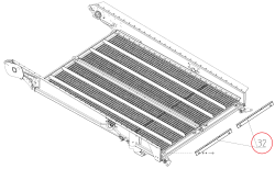 TORUM SCHitok zadnii reshetnogo stana dlya uborki kukuruzi 181.21.27.571 TORUM Rostselmash (6184)