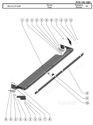 TORUM Lotok verhnego resheta 181.21.27.220 Rostselmash (6189)