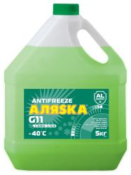 Антифриз Зеленый 5 кг Аляска Long Life G11