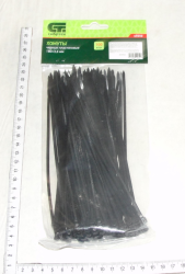 Homut (styazhka) plastmas. chernii 3,6h180 (up-100 sht) (13755)