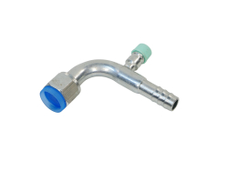 Фитинг сталь. 13мм 90гр с запр. (ТерраФриго) без стакана