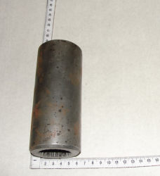 AKROS Vtulka profilnaya shlicevaya ( PoluMufta gidromotora GST CIT  Z23, L140mm) RSM 0264 025.0   Rostselmash (13874)