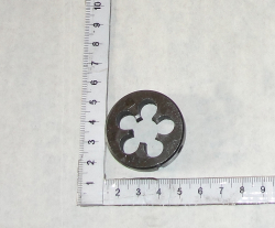 Plashka M14h1,5 (melk) d38mm GOST9740-71 (14365)