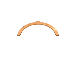 Полукольцо коленвала упорного подшипника нижнее 840-1005194 (2шт. на двиг (1)