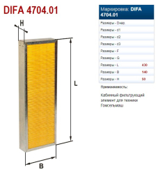 Filtr kabini Polese V4704.01 (12836)