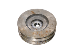 Шкив натяжной прив очистки 10.01.00.730В 2-х руч Ø140 в сб с подш ЧУГУН
