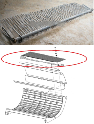 POLESE Reshetka podbarabanya osnovnogo KZK-10-0103040 (15603)