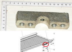 POLESE Korpus vala doski stryasnoi KZR 0280608A-02 (11526)