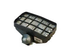 1523 Фара прямоугольная 8724.304301 с решеткой (РАУС 14 (2)