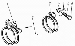 KAMAZ Homut nizhn.patrubka radiatora F-80mm 5320-1303030