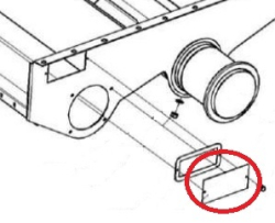 POLESE Krishka bloka shnekov (pryamougoln) KZR 0218447B (15671)