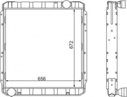 радиатор 54115