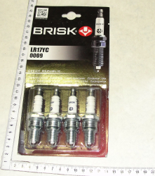 UAZ Svechi zazhiganiya (1 k-t 4sht) BRISK LR 17 YC (dvig 405,409) EVRO-2 (12588)