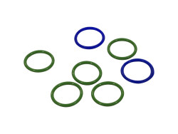 Кольцо уплотнительное стакана форсунки  водяного насоса 236Б1(силикон) 236-1003114 (2)