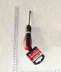 otvertka (+) udarnaya c usilitelem pod gaechnii klyuch, PH1 x 75 mm, plastikovaya rukoyatka, MATRIX (14925)