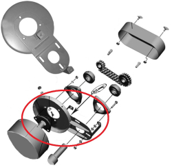 DON Flanec shneka vigruznogo RSM-10.01.48.120A Don posle 93g Rostselmash (8127)