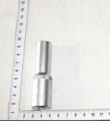 Golovka torcevaya udlinennaya 12 mm 6-grannaya CrV STELS (13845) (12923)