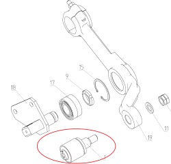 TORUM Sailent-blok richaga stryasnoi doski 181.21.90.140 Rostselmash (6183)