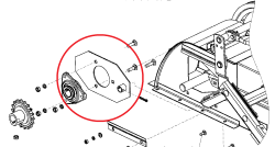 AKROS Plastina elevatora kolosovogo 142.50.02.070 Rostselmash (7062)