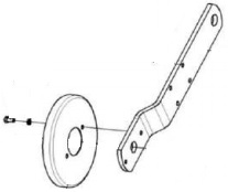 POLESE Richag nizhnego vala nkam. KZK-12-1816120V (levii) s 2010 goda v sb s donishkom (15707)
