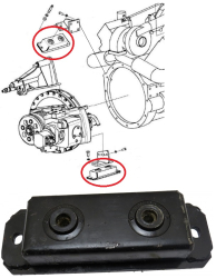 POLESE Amortizator (podushka) ust gidronasosov KZK-10-0106160 (8357)