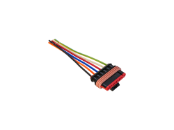 Колодка проводов задн. фонарей ЕВРО 4,5 (6 проводов) овальная (фонарь 112.08.69)