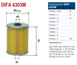 EFOT (T6303M) T-150 -1117040(EFT-75) (DIFA) (12818)