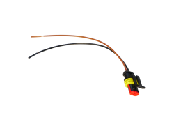 Колодка разъемная 2-конт.овал (розетка в сб.) к фонарю габарит.50.3731-08 (581.282080-01, АХ-331)