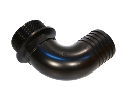 Патрубок 90 град. (ерш) с резьбой G3 D=75 1132975