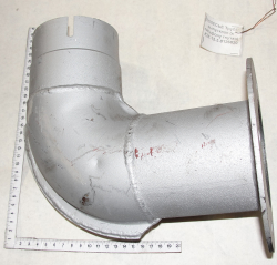 POLESE Truba vipusknaya (k silfonu gnutaya) KZK-12-3-0126820 (15234)