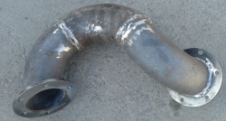 K-700 Truba vihlop 700A.00.10.310 ot TKR(cheshka) k ezhektoru (7226)