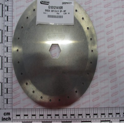 GASPARDO Disk 26 otv. F 4,5 mm G22230050(G10121410) (8912)