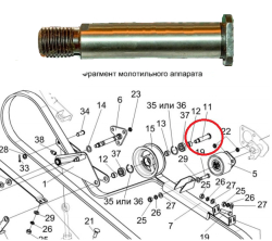 POLESE Os shkiva priv nakl kam KZK 0125601 (15678)