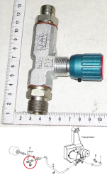 POLESE Drossel s obratnim klapanom KZK-12-1790210B regulir (13619)