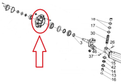 POLESE Stupica kolesa vedusch KVS-1-0109101 (15727)
