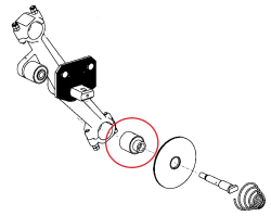 TORUM Sailent-blok richaga privoda ochistki 181.21.90.160 Rostselmash (6182)