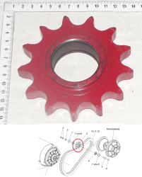 POLESE Zv-ka natyazh priv shneka zhatki KZR 1512605 (8484)