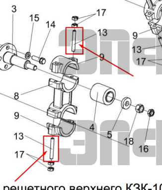 POLESE SHpilka krishek sailentblokov KZR 0202601A (7075)