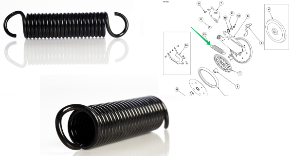 KINZE  Pruzhina prikativayuschego kolesa GD8460 (8417)