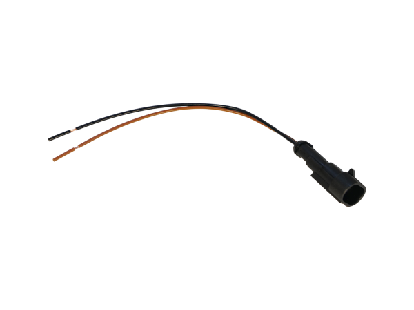 Колодка разъемная 2-конт.овал (вилка в сб.) TDK22152104А (2)