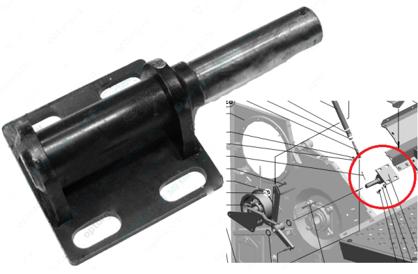 AKROS Opora richaga leniksa naklonnoi kameri 142.01.22.240  Rostselmash (7106)