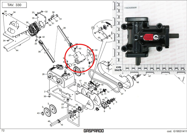 GASPARDO Reduktor Maximetro F06260066 (7787)