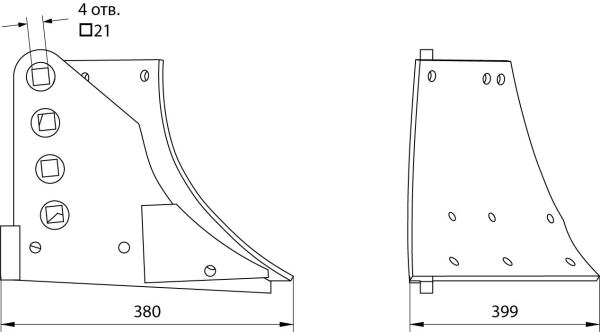 Башмак левый РЗЗ.11.51.100_1