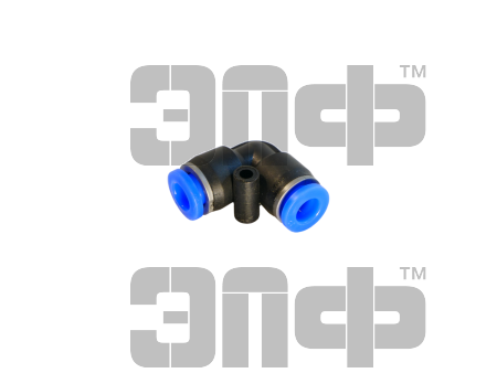 Фитинг торм.трубок ПВХ угольник  6мм (2)