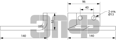 Крыло левое РЗЗ.09.01.400-01_1