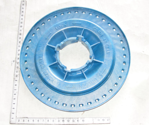 KINZE Visevayuschii disk kukuruzi, plastik, golubogo cveta, 40 yacheek G9040X (14451)