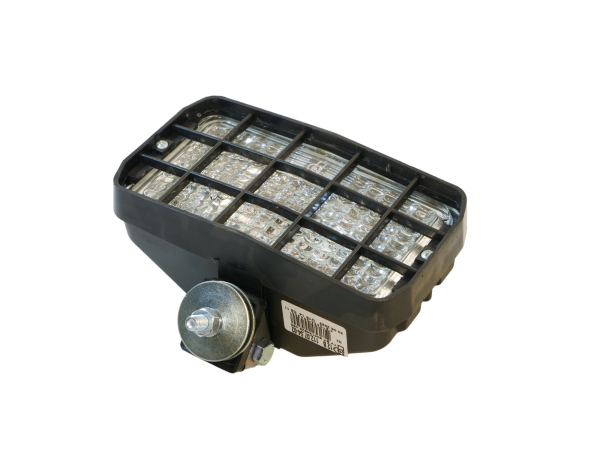 1523 Фара прямоугольная 8724.304301 с решеткой (РАУС 14 (1)