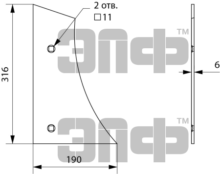 РЗЗ 31.002 Грудь отвала