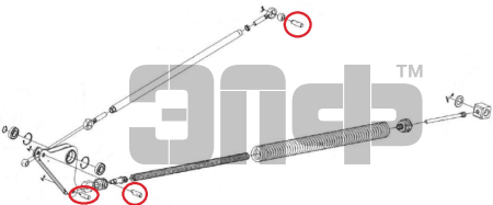POLSEE Palec mehanizma prodolnogo kopir KZK 1775601 (15681)